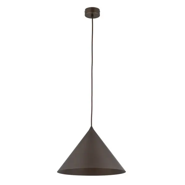 Підвісний світильник, люстра TK Lighting 10038 Cono L E27 1x15W IP20 коричневий