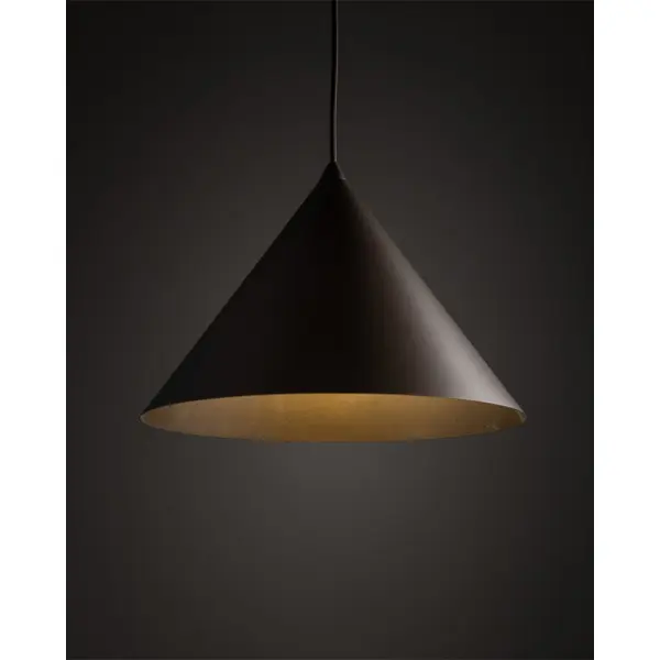 Підвісний світильник, люстра TK Lighting 10038 Cono L E27 1x15W IP20 коричневий - фото №1