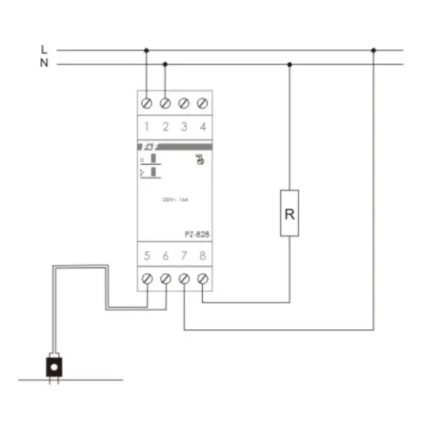 Реле уровня жидкости F&F PZ-828RC 230В 16А - фото №3