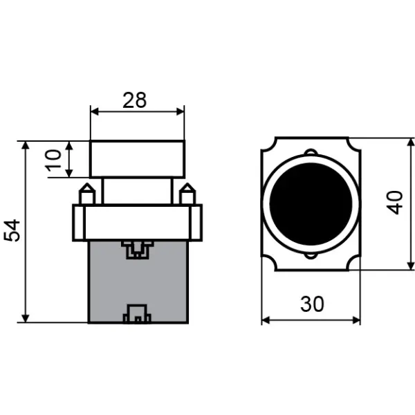 Кнопка Аско-Укрем XB2-BA31 «Старт» зеленая (A0140010002) - фото №4