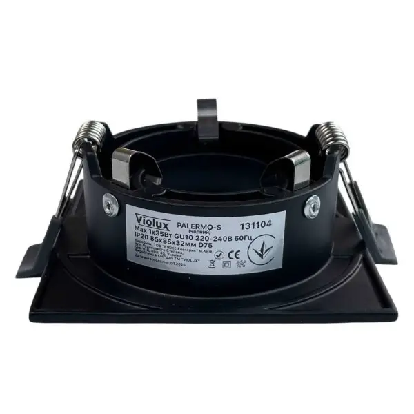 Світильник точковий Violux PALERMO-S GU10 IP20 чорний ( 131104 ) - фото №4
