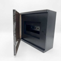 Бокс пластиковый СКИМ 09 модулей накладной IP40 черный прозрачная дверца ( С11902012 )