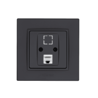 Розетка Nilson Alegra X антрацит матовая компьютерная CAT5e RJ45 ( 35441044 )