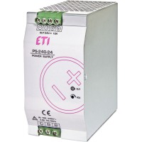 Источник питания ETI 004656683 PS-240-24 (Вход: 100-240V AC/140-340V DC; Выход: 24-28V DC/240W/10A)