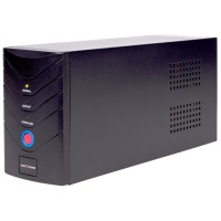 ДБЖ LogicPower LP8295 1700ВА на 2 євророзетки AVR 2x8.5Ач12В (1020Вт) у металевому корпусі (чорний)