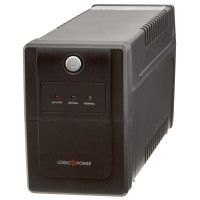 ИБП LogicPower LP3405 LPM-825VA-P в пластиковом корпусе с 2 евророзетками AVR 9Ач 12В (577Вт) (черный)