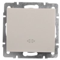Промежуточный выключатель Lezard Rain (703-0388-107) (кремовый)