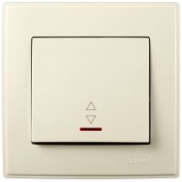 Проходной выключатель Lezard «Lesya» 705-0303-114 с подсветкой (кремовый)