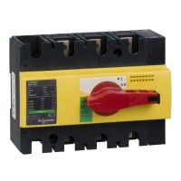 Рубильник Schneider Electric INTERPACT INS100 3P красный/желтый (28924)