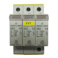 Пристрій захисту від імпульсних перенапруг ISKRA PROTEC C 40/275 T2