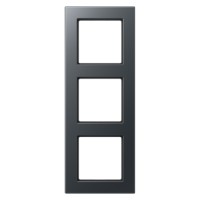 Рамка 3-постова Jung A 550 A5583BFANM антрацит