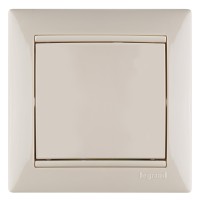 Комплект вимикач + рамка Valena Classic (774301+774351) слонова кістка