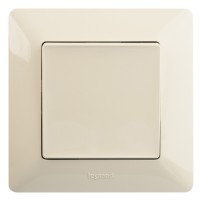 Комплект вимикач + рамка Valena Life (754047+755001+752001) слонова кістка