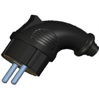 Штепсельна кутова вилка Lezard 2Р+РЕ 1х16А 220-240V