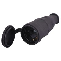 Силовой разъем на кабель Lezard 106-0400-0102 (2Р+РЕ) 1х16А 220-240V