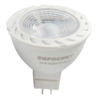LED лампочка G-6-3000-GU5.3 6Вт Євросвітло 3000K, GU5.3