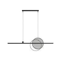 Подвесной светильник, люстра babich.studio Mid 1200 LED 1x29W 3000K/4000K 3200Lm IP20 черный