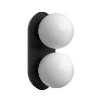 Бра, настінний світильник babich.studio Bubble B G9 2x7W IP20 чорний