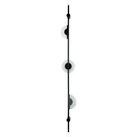 Бра, настінний світильник Line.F WSE09-150*1500 BK Acrylic Alabaster LED 1x8W 4000K IP20 чорний