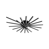 Люстра Line.F MJ195/9 BK LED 9x115W 3000K/4500K/6000K IP20 чорна