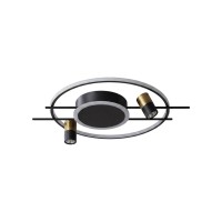 Люстра Line.F MJ53/2+LED LED 4x86W 3000K/4500K/6000K IP20 черная