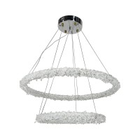 Люстра Line.F MD9105R-600+400 CH LED 2x80W 4000K IP20 хром