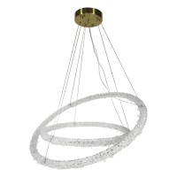 Люстра Line.F MD9105R-800+600 AB LED 2x105W 4000K IP20 латунная