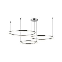 Люстра Line.F MJ73-600+500+400 CH LED 3x54W 3000K/4500K/6000K IP20 хром