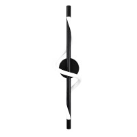 Бра, настінний світильник Line.F W202/600 BK Standard LED 1x14W 4000K IP20 чорний