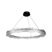 Подвесной светильник, люстра Line.F MJ373-800 BK LED 1x24W 3000K/4500K/6000K IP20 прозрачный