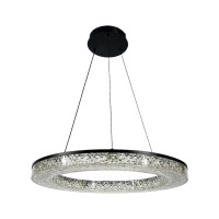 Підвісний світильник, люстра Line.F MJ317-600 BK+CL LED 1x18W 3000K/4500K/6000K IP20 чорний