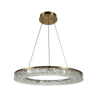 Подвесной светильник, люстра Line.F MJ317-600 AB+CL LED 1x18W 3000K/4500K/6000K IP20 золотой