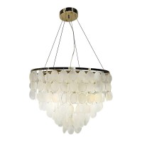 Люстра Line.F 1537-450 GD Athelia E14 IP20 золота