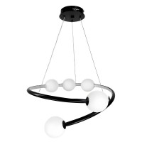 Подвесной светильник, люстра Line.F 901-800 BK NEW LED 1x109W 3000K/4500K/6000K IP20 черный