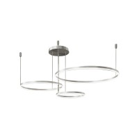 Люстра Line.F MJ73-600+400+200 CH LED 3x45W 3000K/4500K/6000K IP20 хром