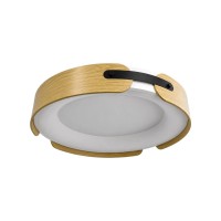 Світильник стельовий Line.F 1907C-580 WT+Wood LED 1x74W 3000K/4500K/6000K IP20 бежевий
