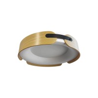 Світильник стельовий Line.F 1907C-480 WT+Wood LED 1x74W 3000K/4500K/6000K IP20 бежевий