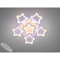 Люстра стельова LED Зірочки біла 95Вт димер