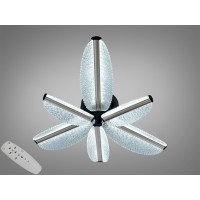 Потолочная LED люстра шампань 65W с пультом