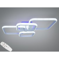 Стельова LED люстра Квадрати біла 85W димер
