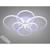 Стельова LED люстра біла 135Вт пульт димер