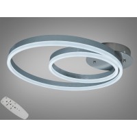Люстра потолочная Diasha 58W пульт диммер хром матовый