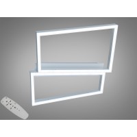 Стельова LED люстра біла 57Вт 3135лм пульт