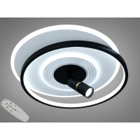 LED люстра Diasha білий чорний 64Вт димер пульт