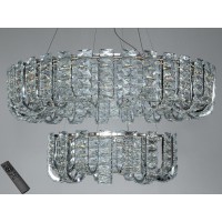 Люстра LED хром 138Вт с пультом