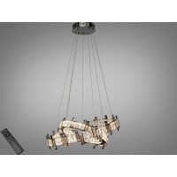 Люстра LED Diasha хром 54 Вт пульт 2 кольца