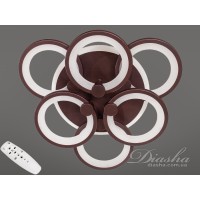Потолочная люстра Diasha серия 8022 коричневая, диммер