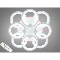 LED люстра Серія 8022 біла з пультом димер