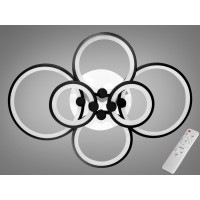 Светодиодная люстра Серия 8022 черная 110W диммер