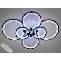 Люстра стельова Diasha серія 8022 чорна LED 135W